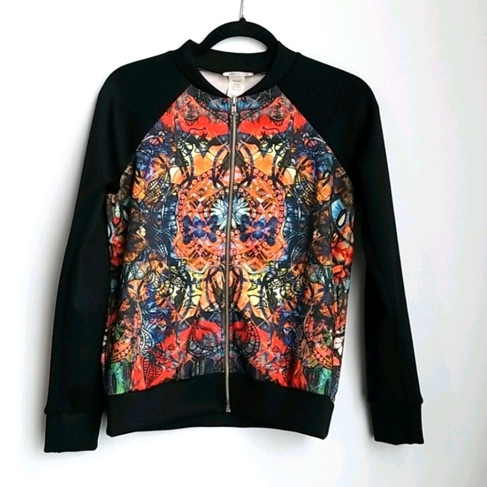 Oober Swank neon bomber jacket